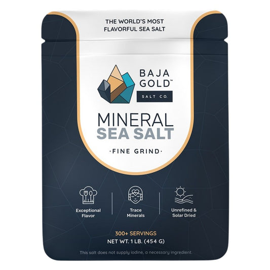 Baja Gold Mineral Sea Salt - Fine Grind - 454g
