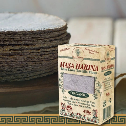 Masa Harina - Blue Corn Tortilla Flour - 450g
