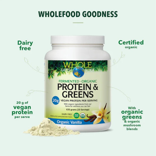 Fermented, Organic Protein & Greens - Vanilla