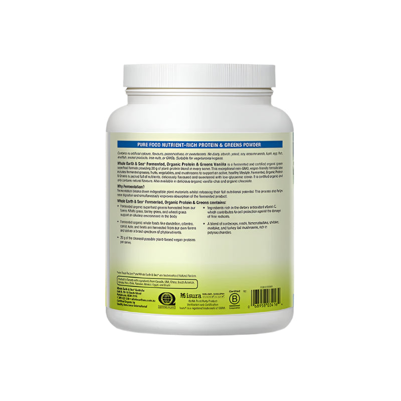 Fermented, Organic Protein & Greens - Vanilla