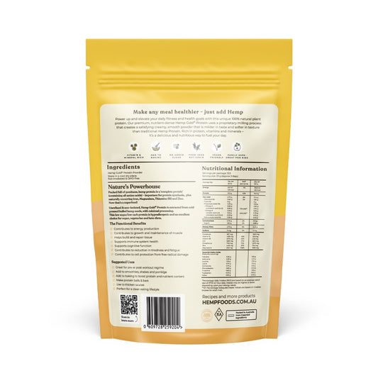 Organic Hemp Gold Protein - 450g