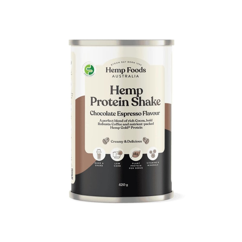 Organic Hemp Protein Shake Chocolate Espresso - 420g