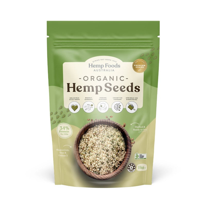 Organic Hulled Hemp Seeds - 114g