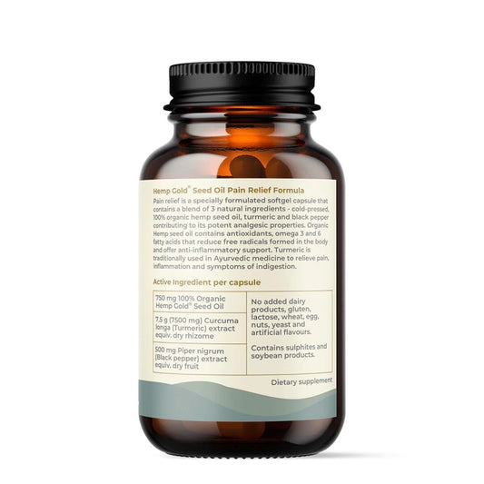 Pain Relief Hemp Seed Oil Capsules