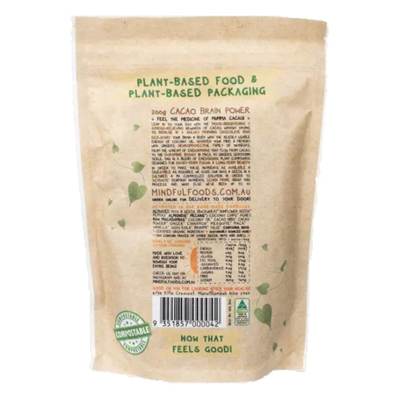 Cacao Brain Power - Organic & Activated - 200g