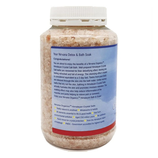 Himalayan Crystal Salt - Detox Bath Soak - 1kg