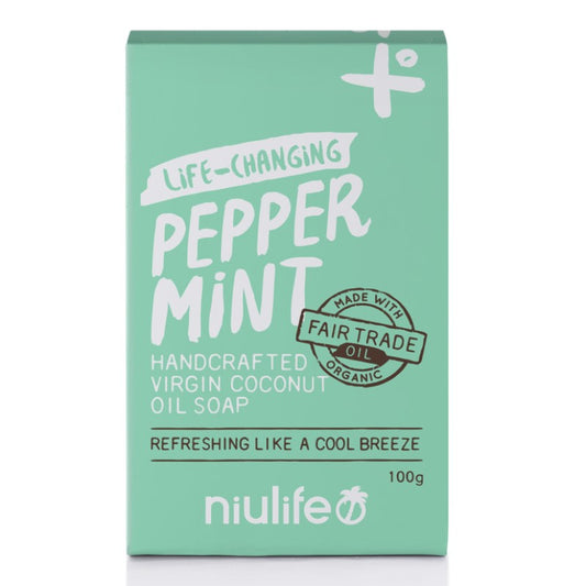 Virgin Coconut Oil Soap - Peppermint - 100g