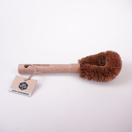 Dish Scrubber - Beech Wood Handle & Coconut Bristles