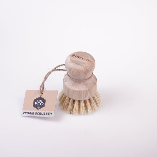 Veggie Scrubber - Bamboo Handle & Sisal Bristles