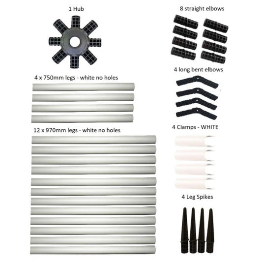 Tree Frame for Formed Insect Exclusion Net - 2.4m sq x 2.8m