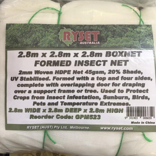 Fitted Insect Exclusion Net - Large 2.8m x 2.8m