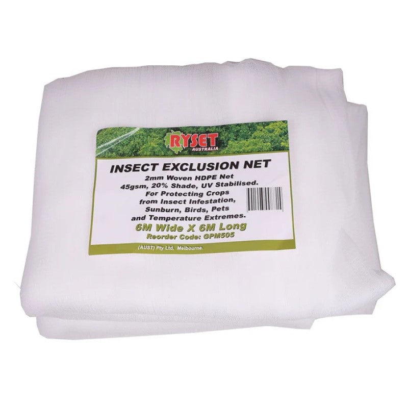 Insect Exclusion Net  - Large 6m x 6m