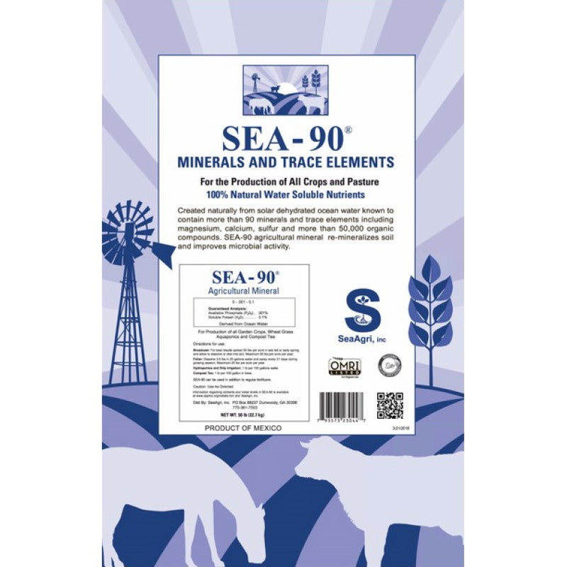 Sea-90 - Agriculture Minerals & Trace Elements - 1kg