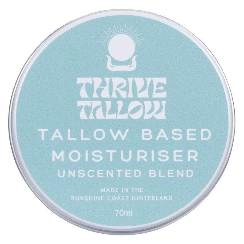 Tallow Based Moisturiser - Unscented - 70ml