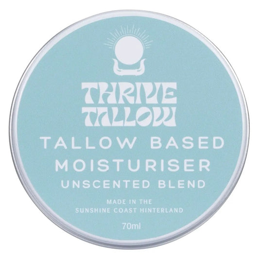 Tallow Based Moisturiser - Unscented - 70ml