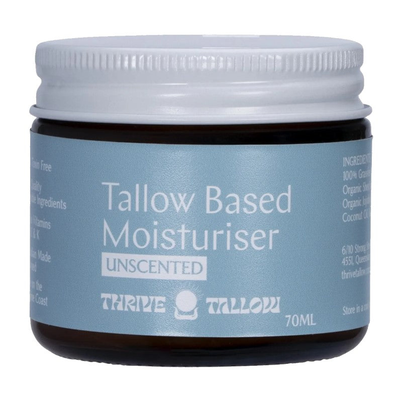 Tallow Based Moisturiser - Unscented - 70ml