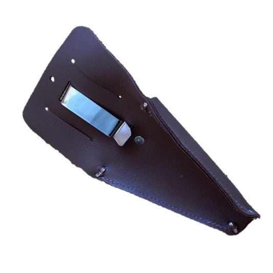 Tool Holder - Leather Secateur Holder with Metal Belt Clip