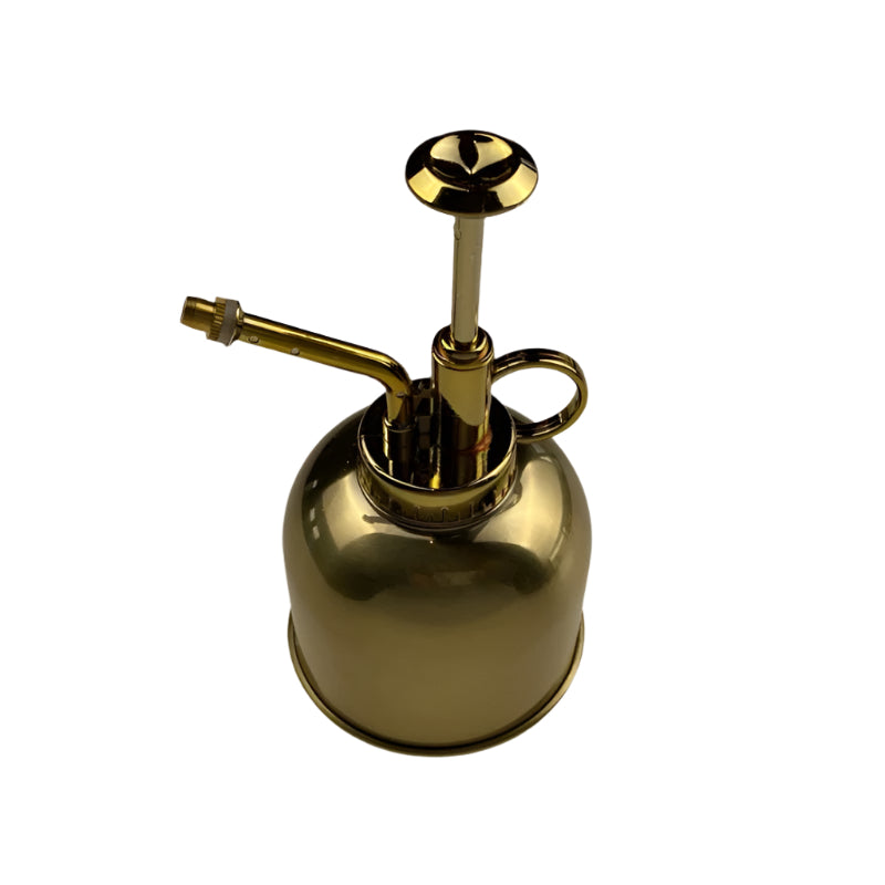 Retro Metal Plant Mister - Brass