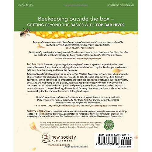 Advanced Top Bar Beekeeping - Christy Hemenway