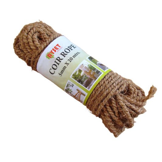 Biodegradable Coir Rope - 5mm x 20m