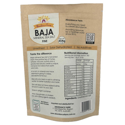 Baja Mineral Sea Salt - Fine - 454g