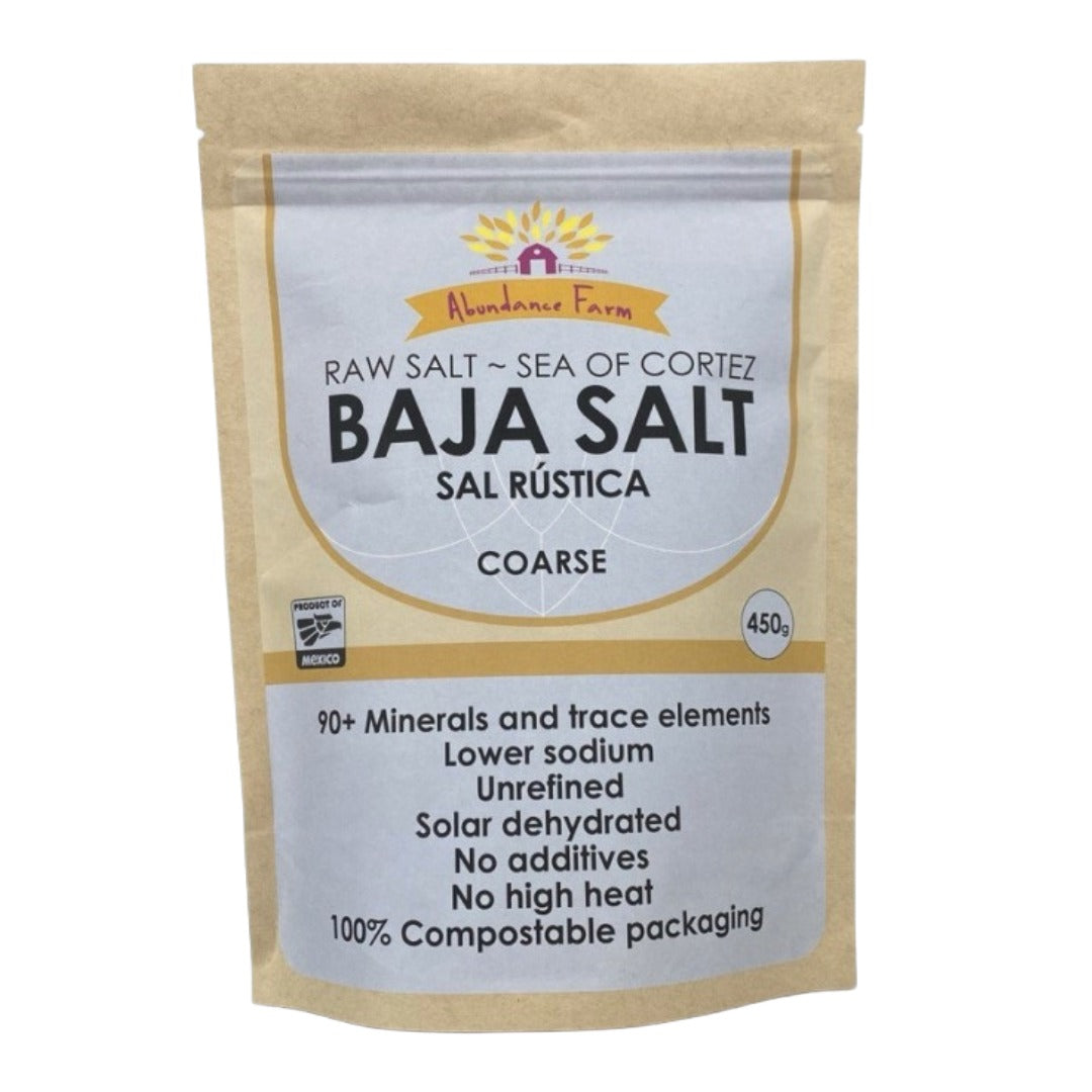 AFBS01 - ABUNDANCE FARM - Baja Salt - Coarse - 450g