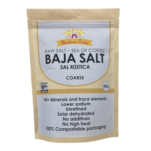 AFBS01 - ABUNDANCE FARM - Baja Salt - Coarse - 450g