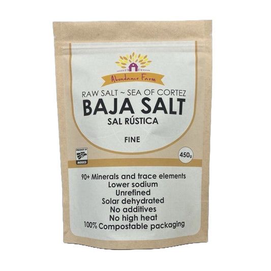AFBS02 - ABUNDANCE FARM - Baja Salt - Fine - 450g
