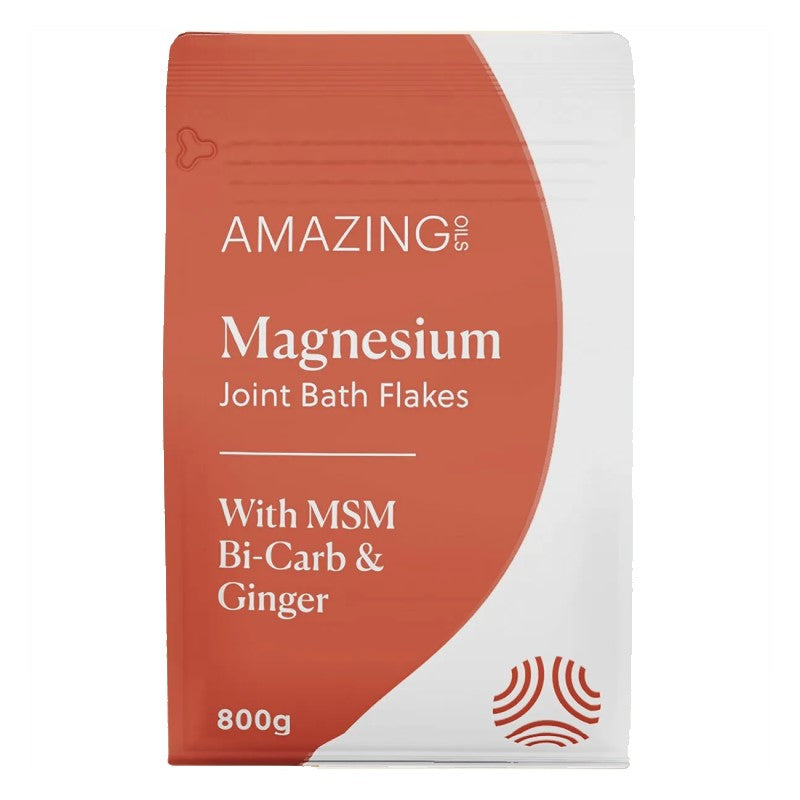 Magnesium Joint Bath Flakes with MSM, Bi-Carb & Ginger - 800g