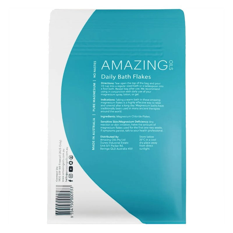 Magnesium Daily Bath Flakes - Magnesium Chloride - 800g