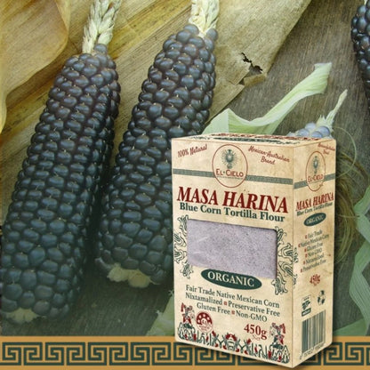 Masa Harina - Blue Corn Tortilla Flour - 450g