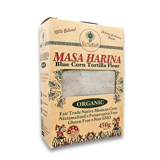 Masa Harina - Blue Corn Tortilla Flour - 450g