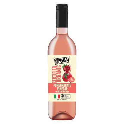 Raw Organic Pomegranate Vinegar with the Mother - 500ml