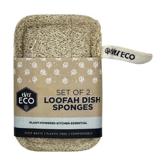 Loofah Dish Sponges - Pack of 2
