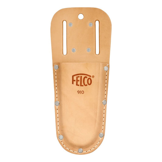 Tool Holder - Felco 910 - Leather Holster - With Belt Loop & Clip