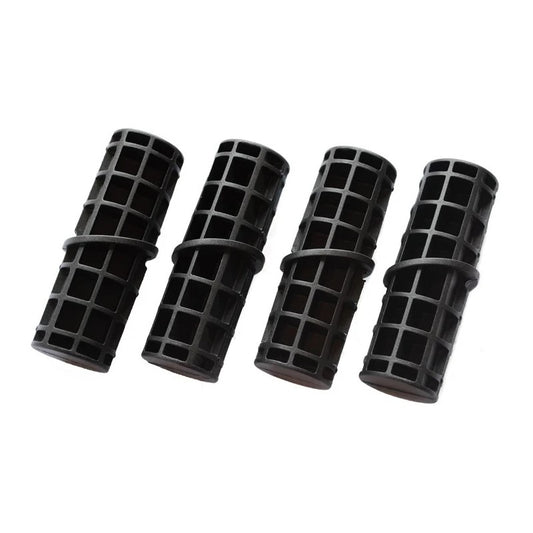 Straight Elbow - Black - Pack of 4