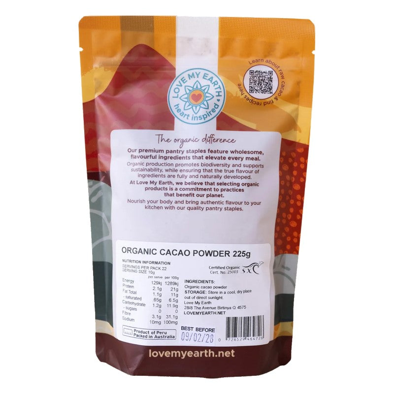 Cacao Powder - Organic - 225g