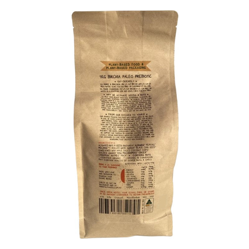Birchia Paleo Prebiotic - Organic & Activated - 1kg