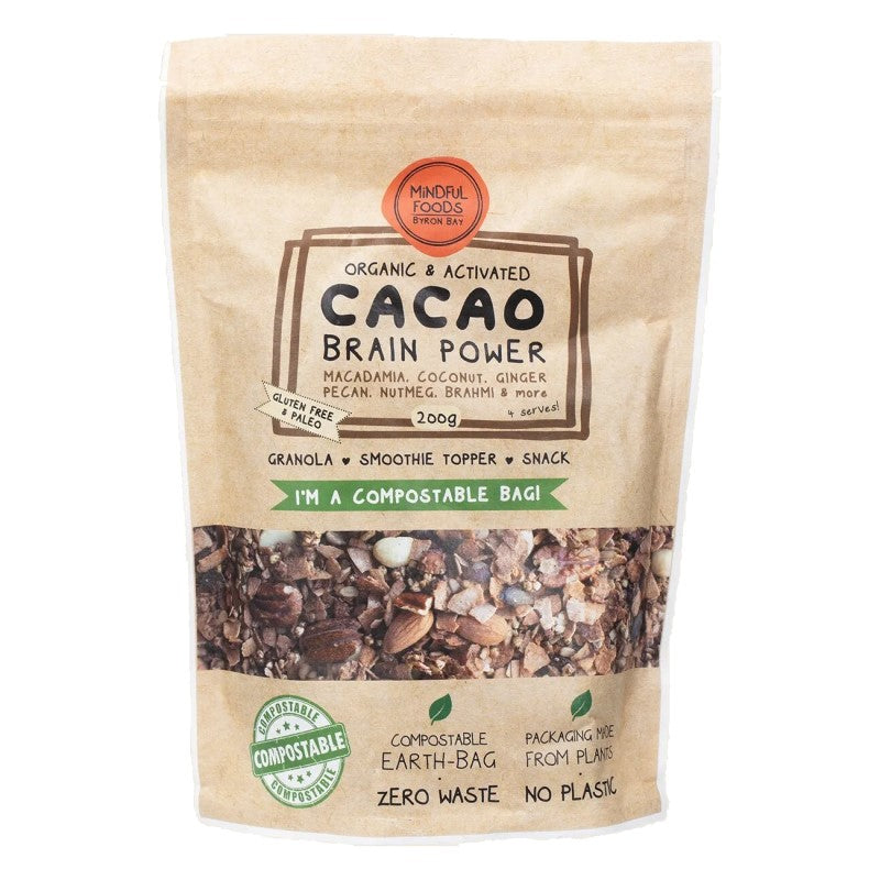 Cacao Brain Power - Organic & Activated - 200g