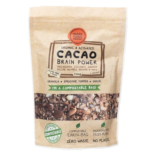 Cacao Brain Power - Organic & Activated - 200g