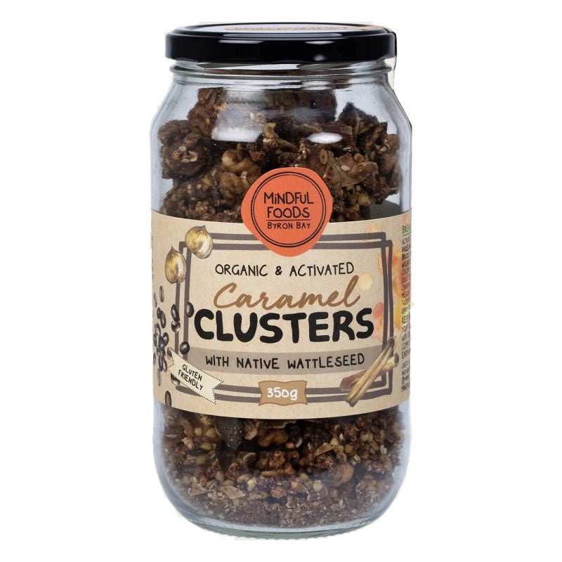 Clusters - Caramel with Native  Wattleseed - 350g