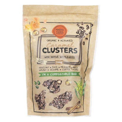 Clusters - Caramel with Native  Wattleseed - 200g