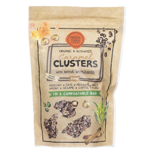 Clusters - Caramel with Native  Wattleseed - 200g