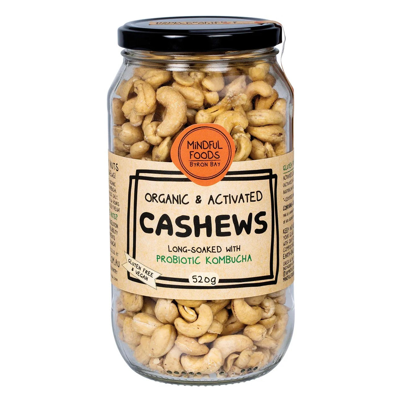 Cashews - Organic & Activated - 520g