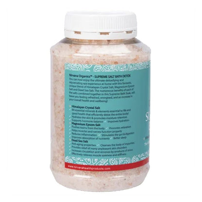 Supreme Salt Bath Soak - Detox & Energise - 1kg