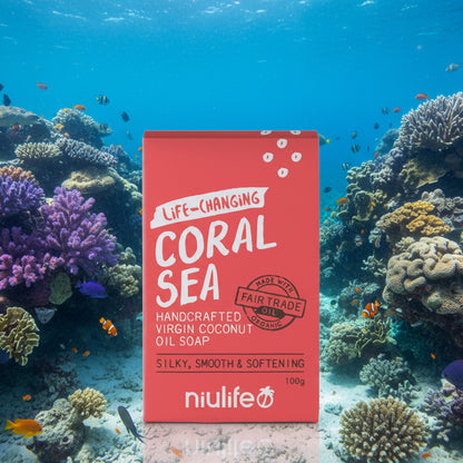 Virgin Coconut Oil Soap - Coral Sea - 100g