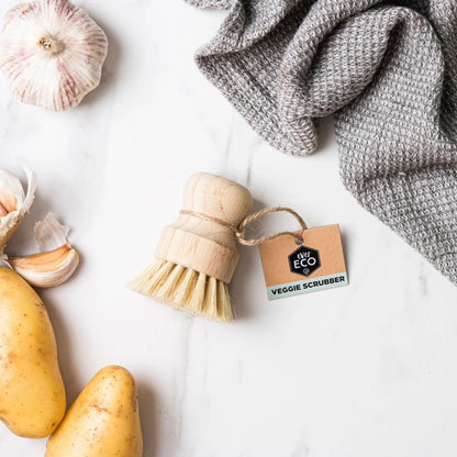Veggie Scrubber - Bamboo Handle & Sisal Bristles