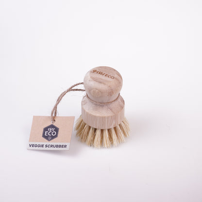 Veggie Scrubber - Bamboo Handle & Sisal Bristles