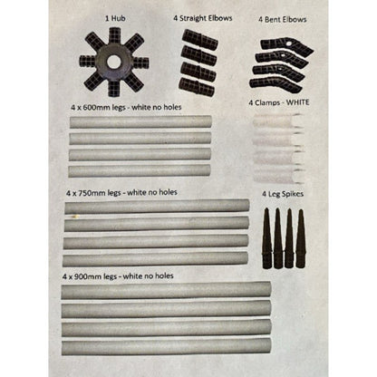 Tree Frame for Formed Insect Exclusion Net - 1.2m sq x 1.8m
