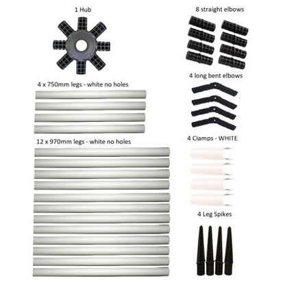 Tree Frame for Formed Insect Exclusion Net - 2.4m sq x 2.8m